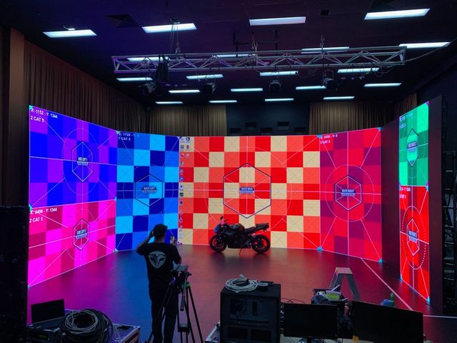 Filming volume LED videowall rental