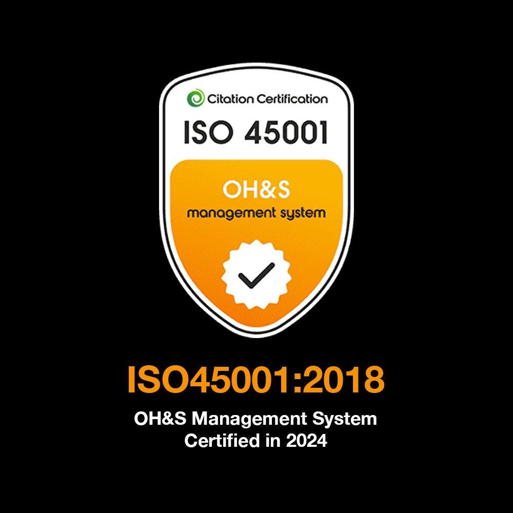 Citation Certification ISO 45001 Occupational Health and Safety Management System, certified in 2024