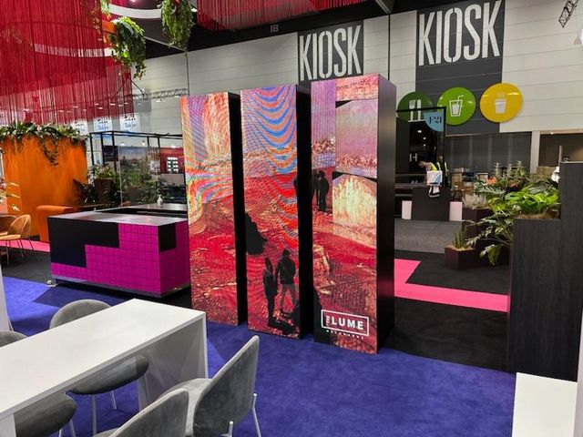 LED kiosk exhibition hire