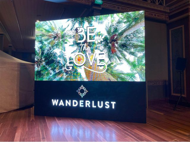 LED video wall rental for popup display
