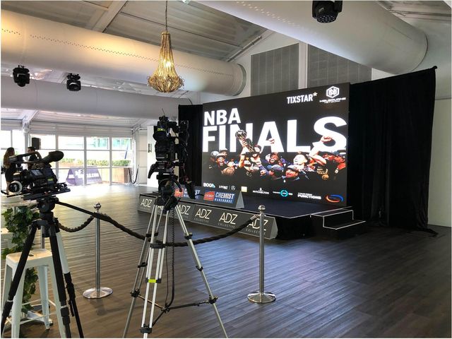 LED video wall TV filming rental
