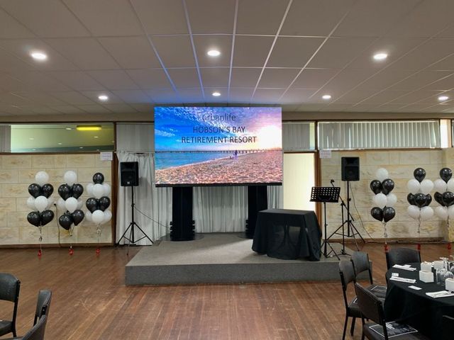 Private event display rental