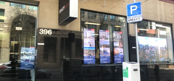 Brady Residential Melbourne with Real Estate Signage